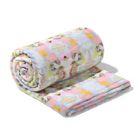 Brooks Avenue Pink Fleece Blanket By Laura Park