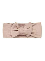 God's Got My Back Beige Headband Ribbed Cotton-bamboo Blend