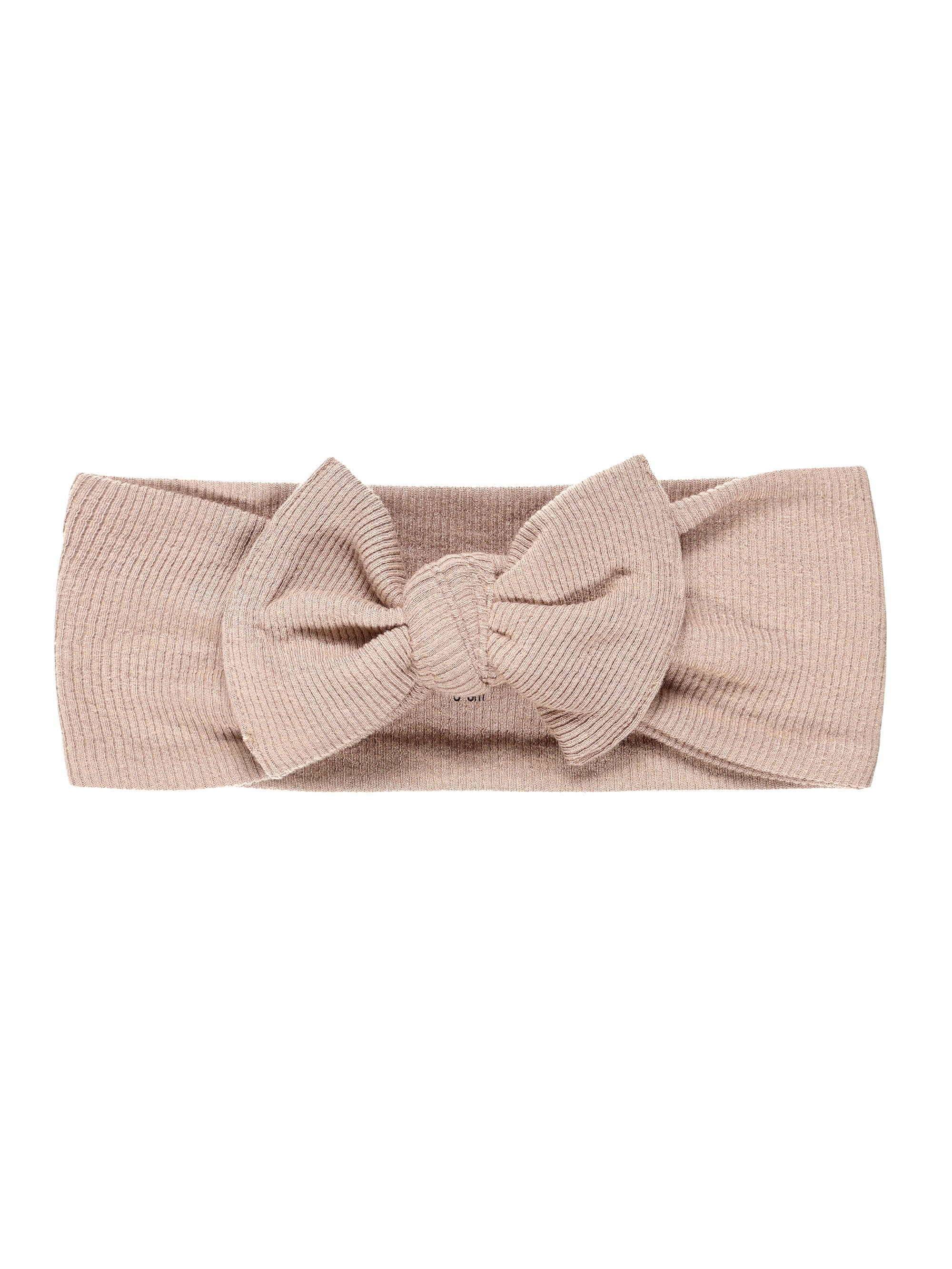 God's Got My Back Beige Headband Ribbed Cotton-bamboo Blend