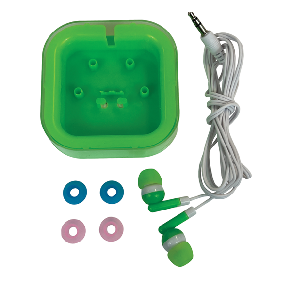 Colored Earbuds With Case