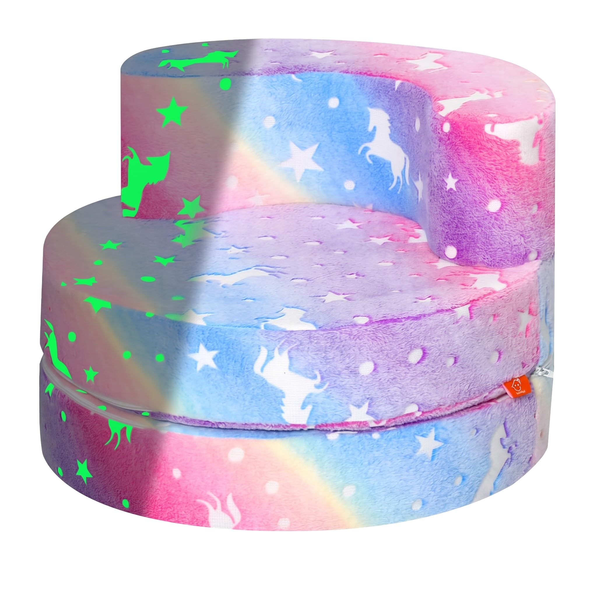 Glow Dinosaur Kids Chair, 4-in-1 Toddler Seat