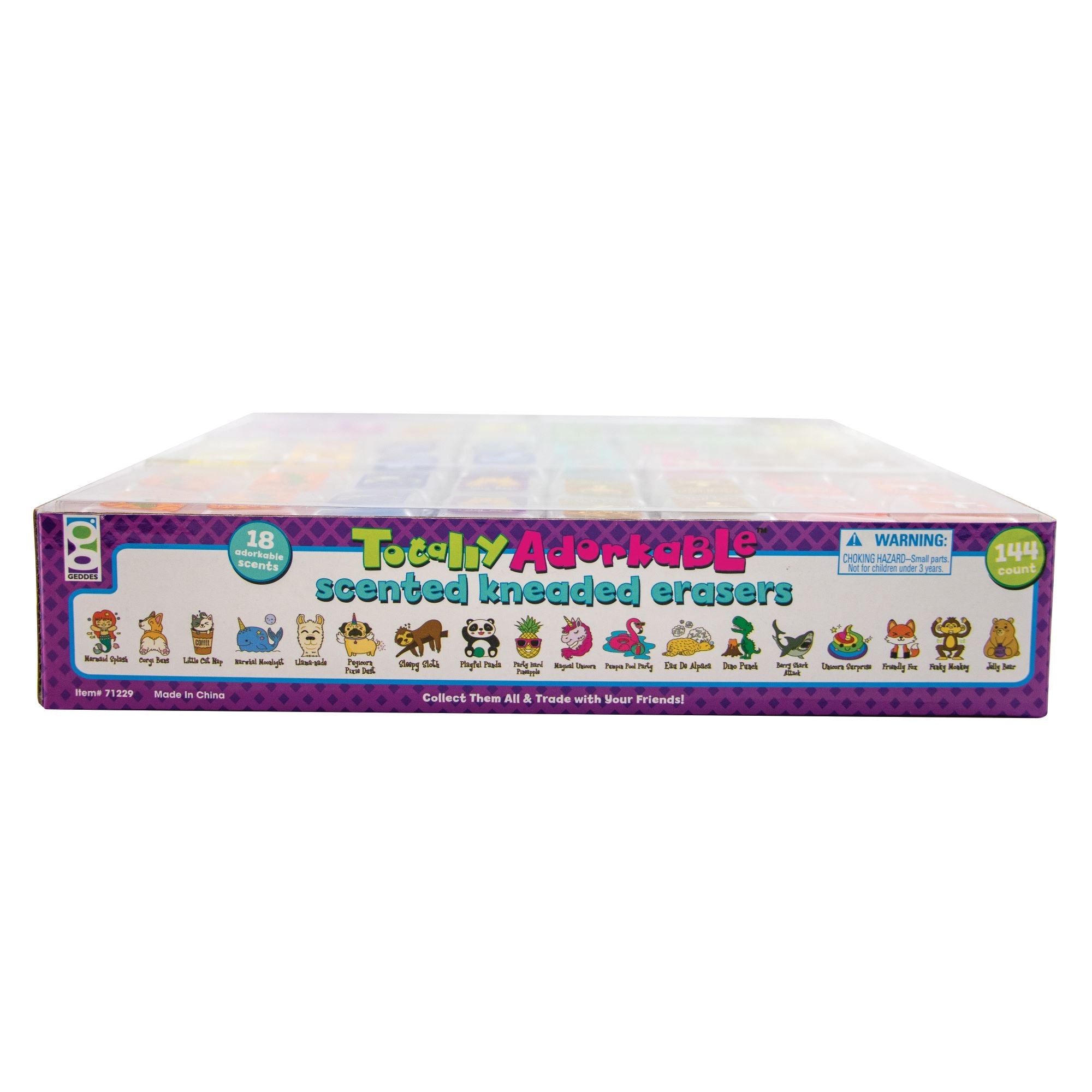 Totally Adorkable Scented Kneaded Erasers - 144 Per Display