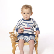 Bubbly Sailboat - Raglan Sweatshirt
