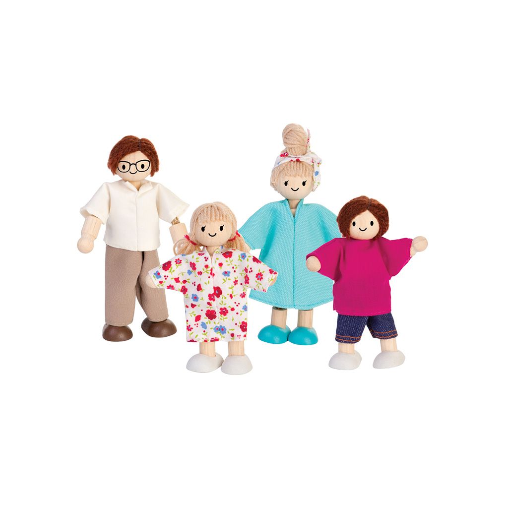 Doll Family - Light Skin Tone - Brown Hair