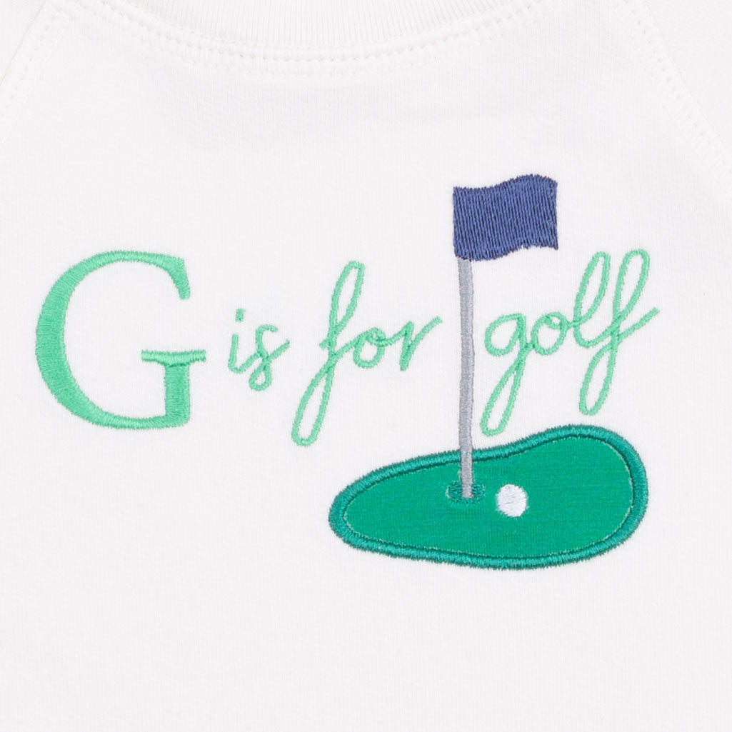 Golf French Terry - Raglan Sweatshirt G Is For Golf
