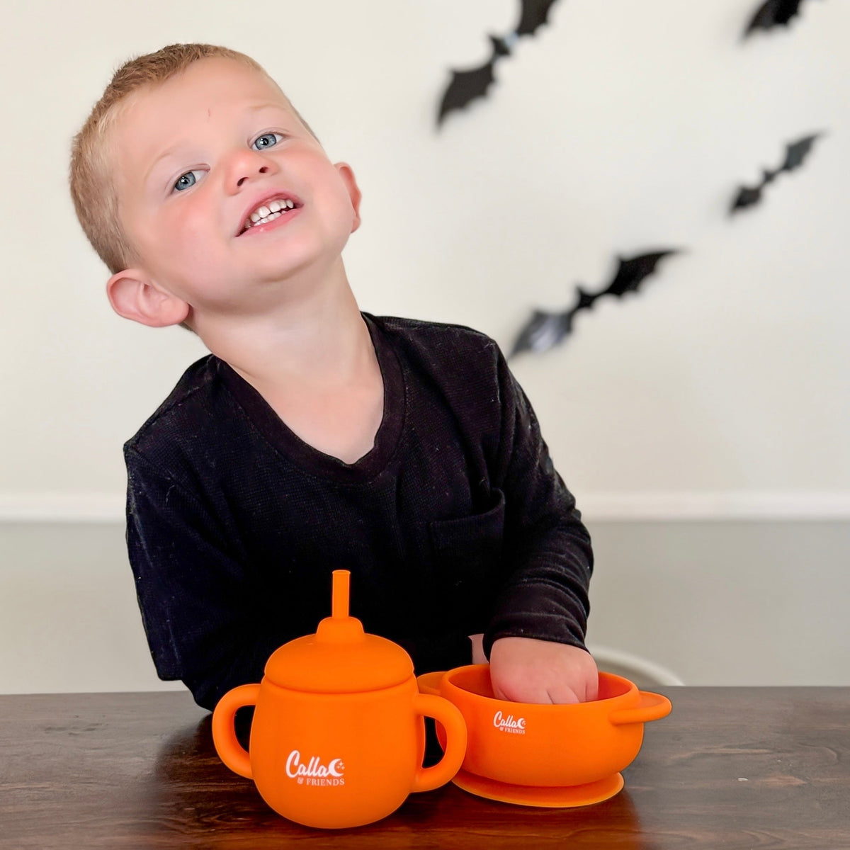 The Pumpkin Patch Suction Bowl