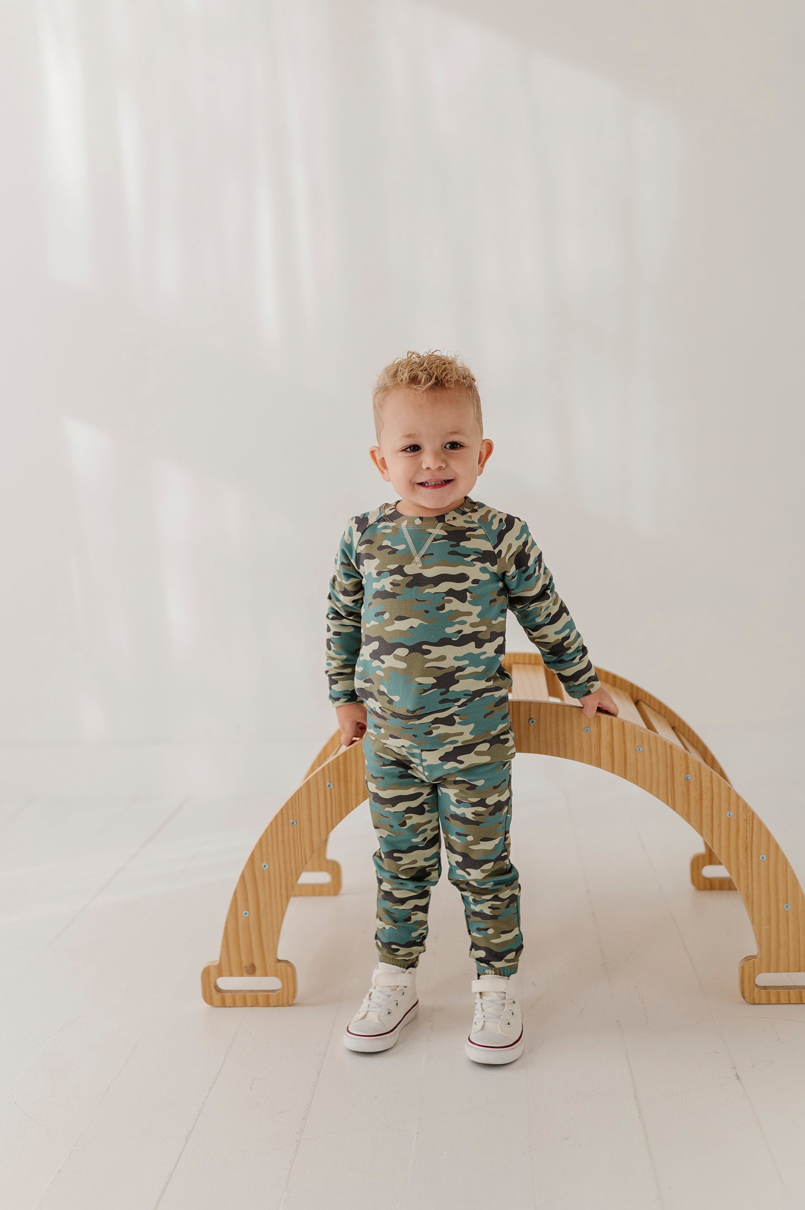 Boys Joggers In Camouflage
