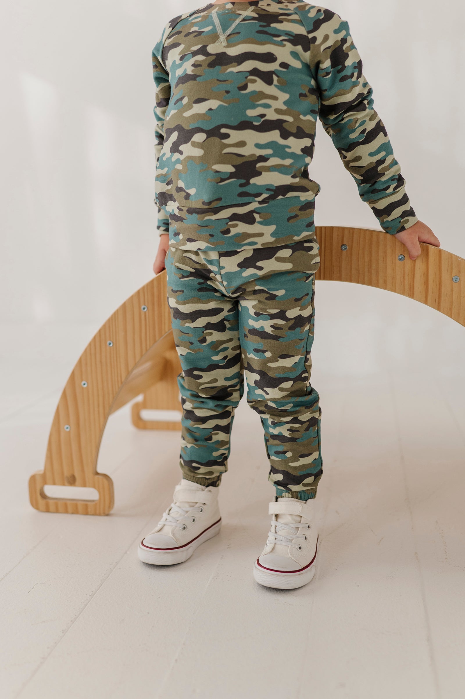Boys Joggers In Camouflage