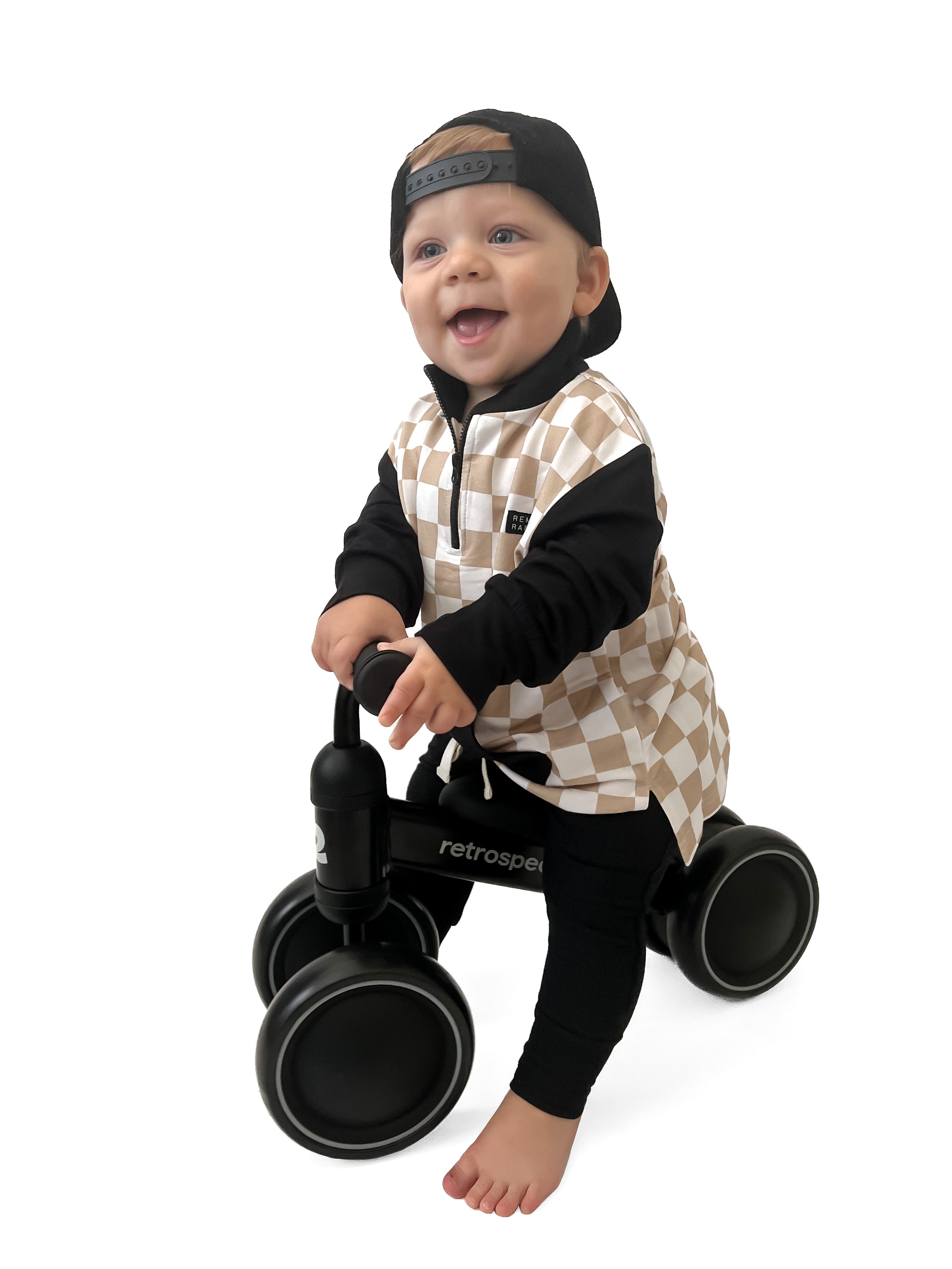 Bamboo Checkered Color Block Pullover