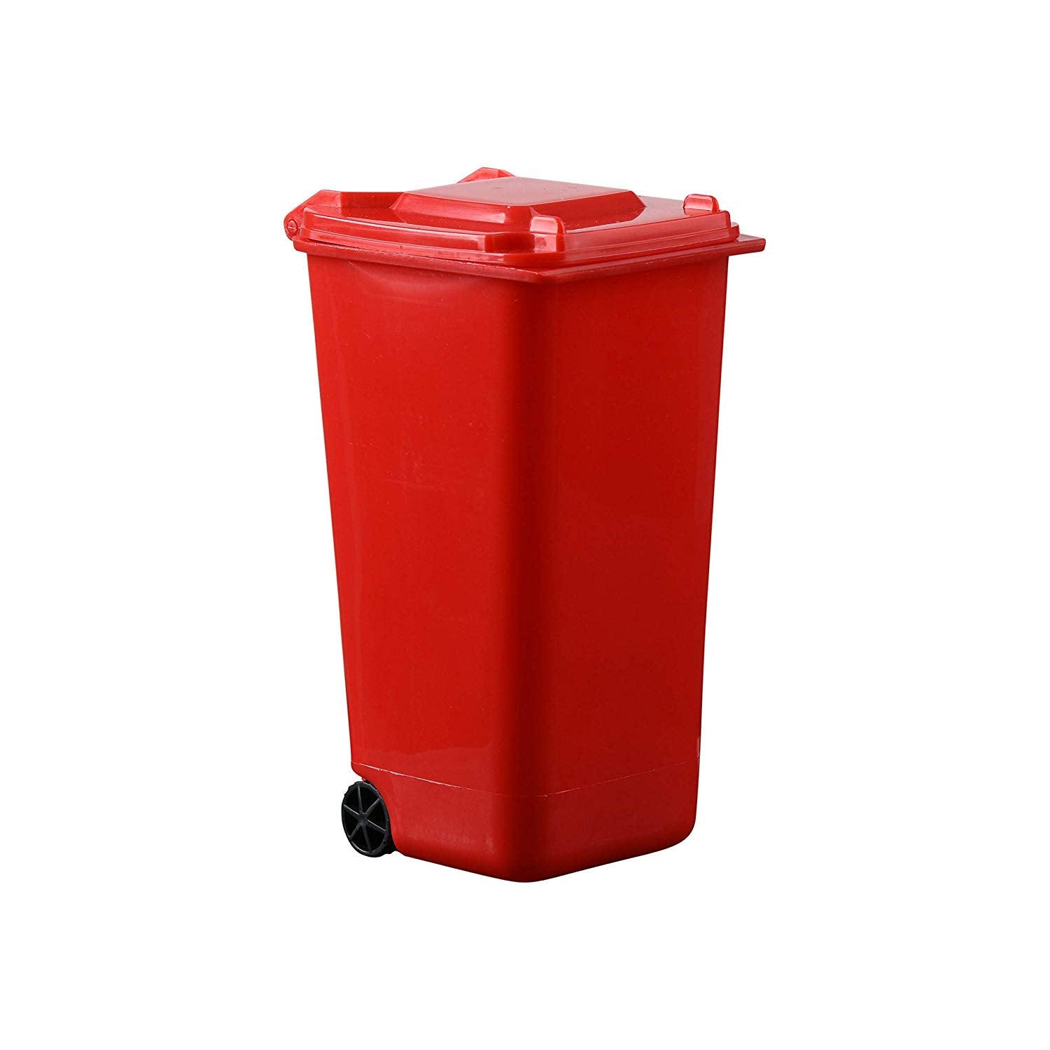 Plastic Toy Garbage Cans Red Playset Red 4 X 3 X 6 12 Pack