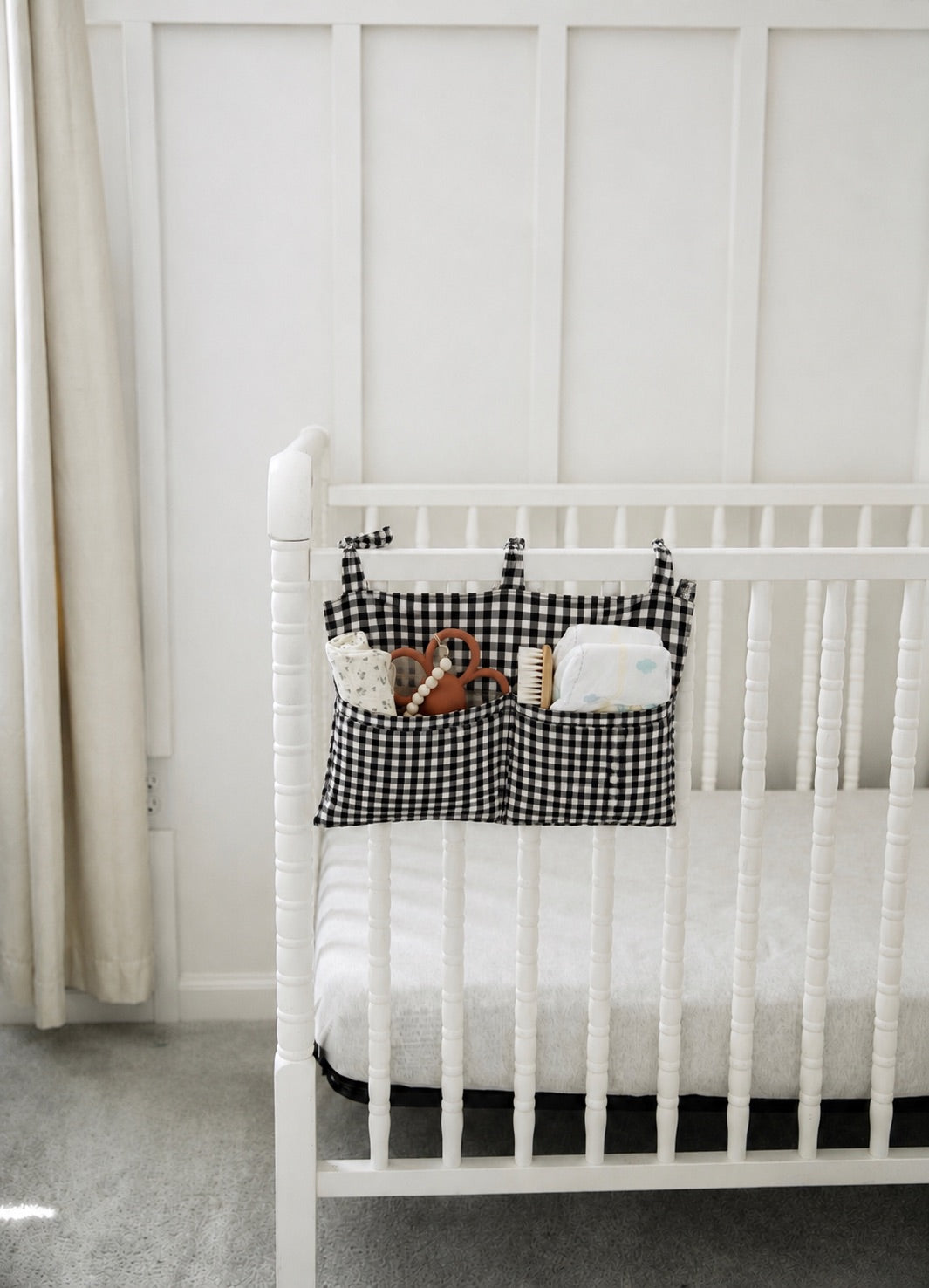 Baby Crib Diaper Caddy Storage Organizer Nursery Room