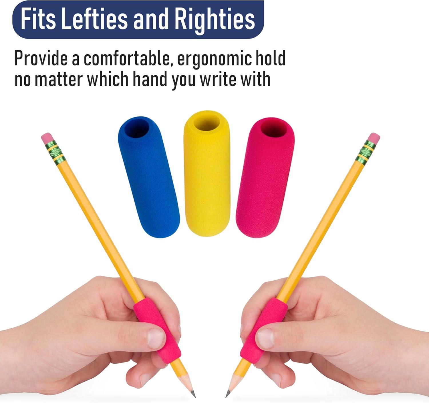 Foam Pencil Grip, 12 Pack