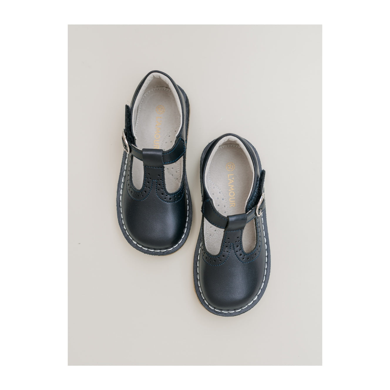 Frances T-strap Perforated Mary Jane