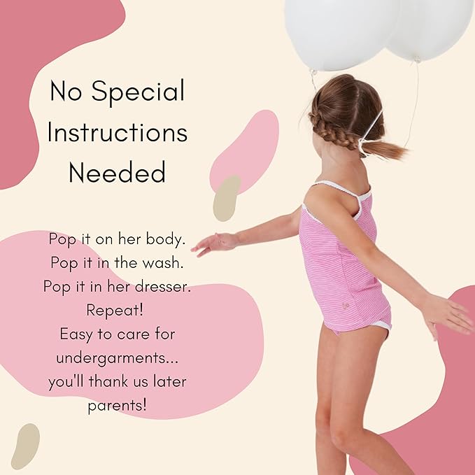 Feathers Girls And Toddler Underwear - Kids Underwear - Super Soft Cotton