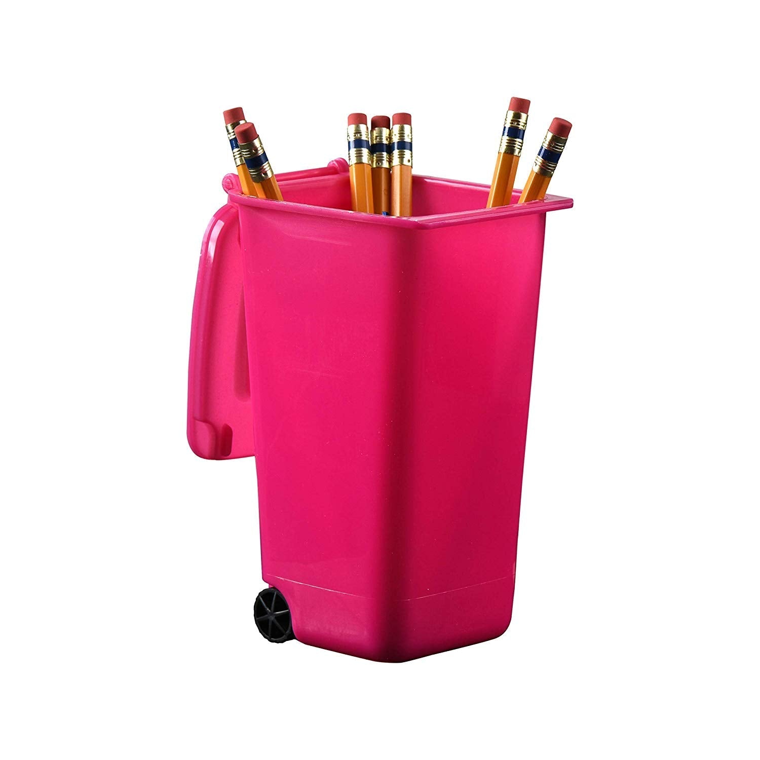 Plastic Toy Garbage Cans Pink Playset 12 Pack 4 X 3 X 6