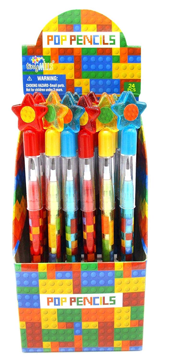 Building Blocks Brick Multi Point Pencils