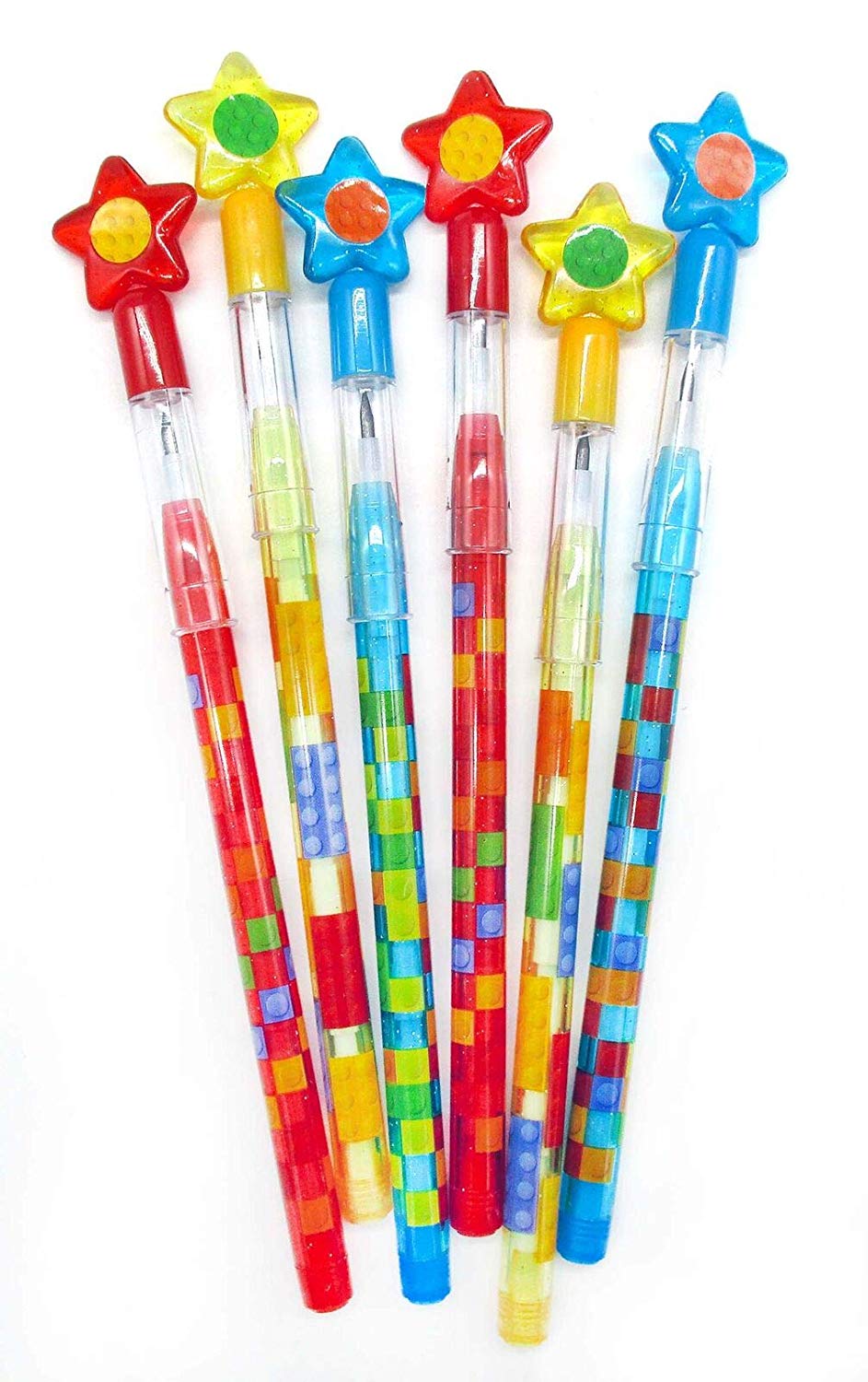 Building Blocks Brick Multi Point Pencils