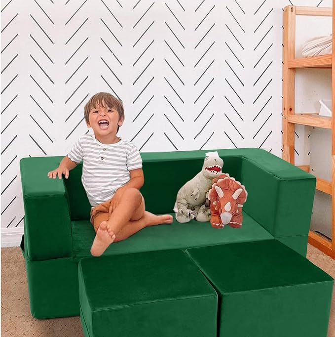 Convertible Kids Modular Couch-glow Pattern