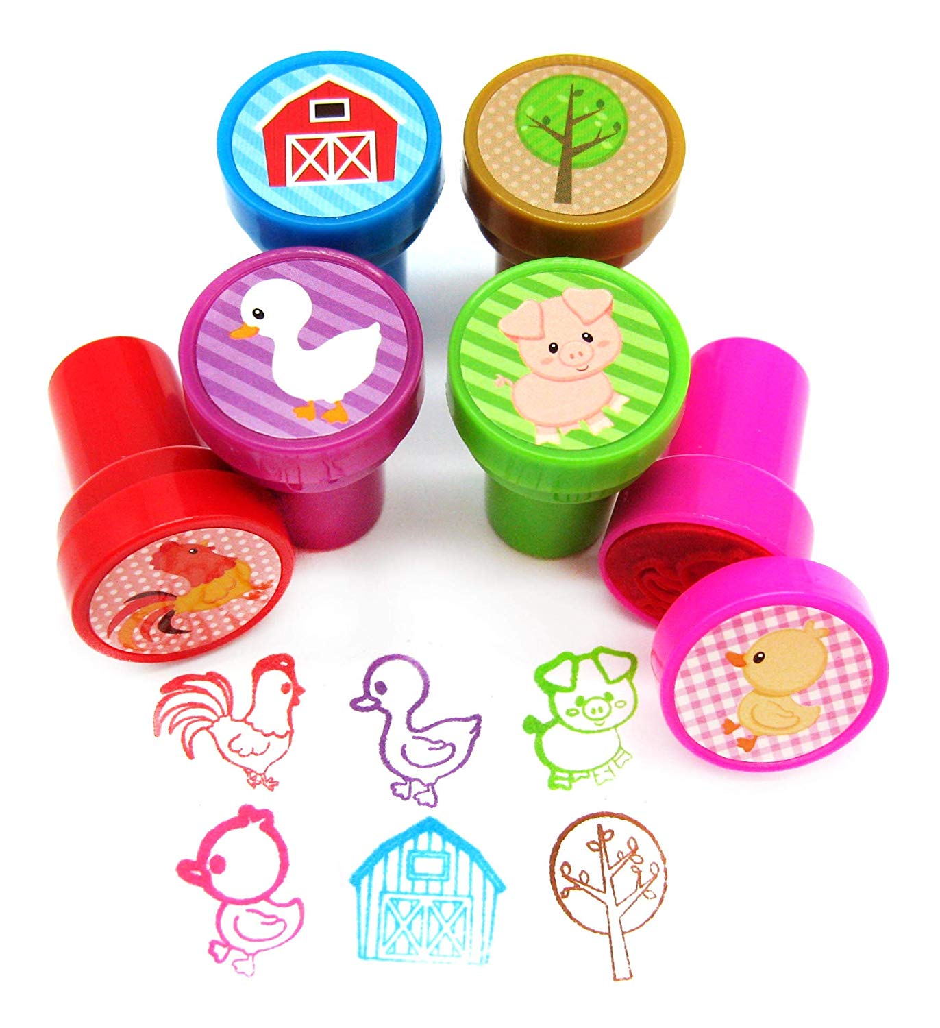 Farm Animal Barnyard Party Favor Bundle For 12 Kids