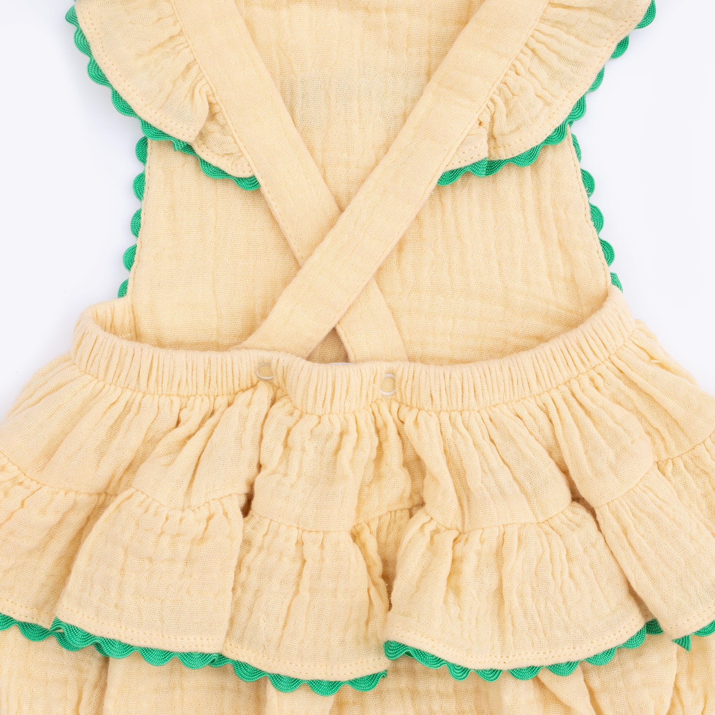 'g' Is For Golf - Ric Rac Ruffle Sunsuit