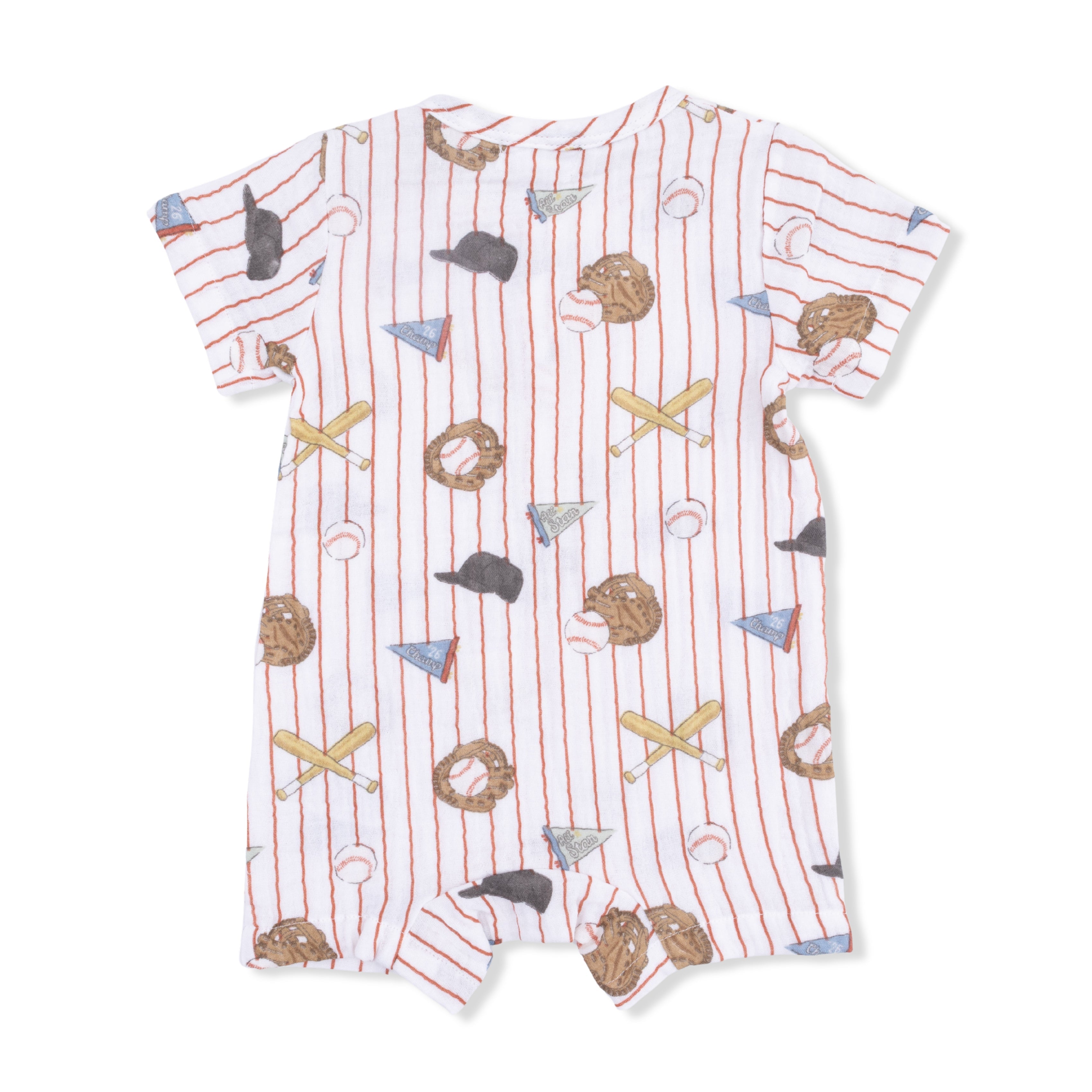 Vintage Baseball Stripe  - Henley Shortall