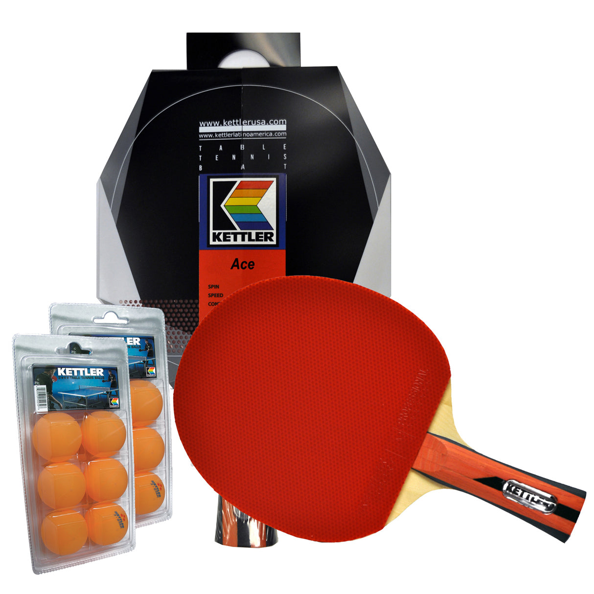 2-Player Ace Table Tennis Accessory Set