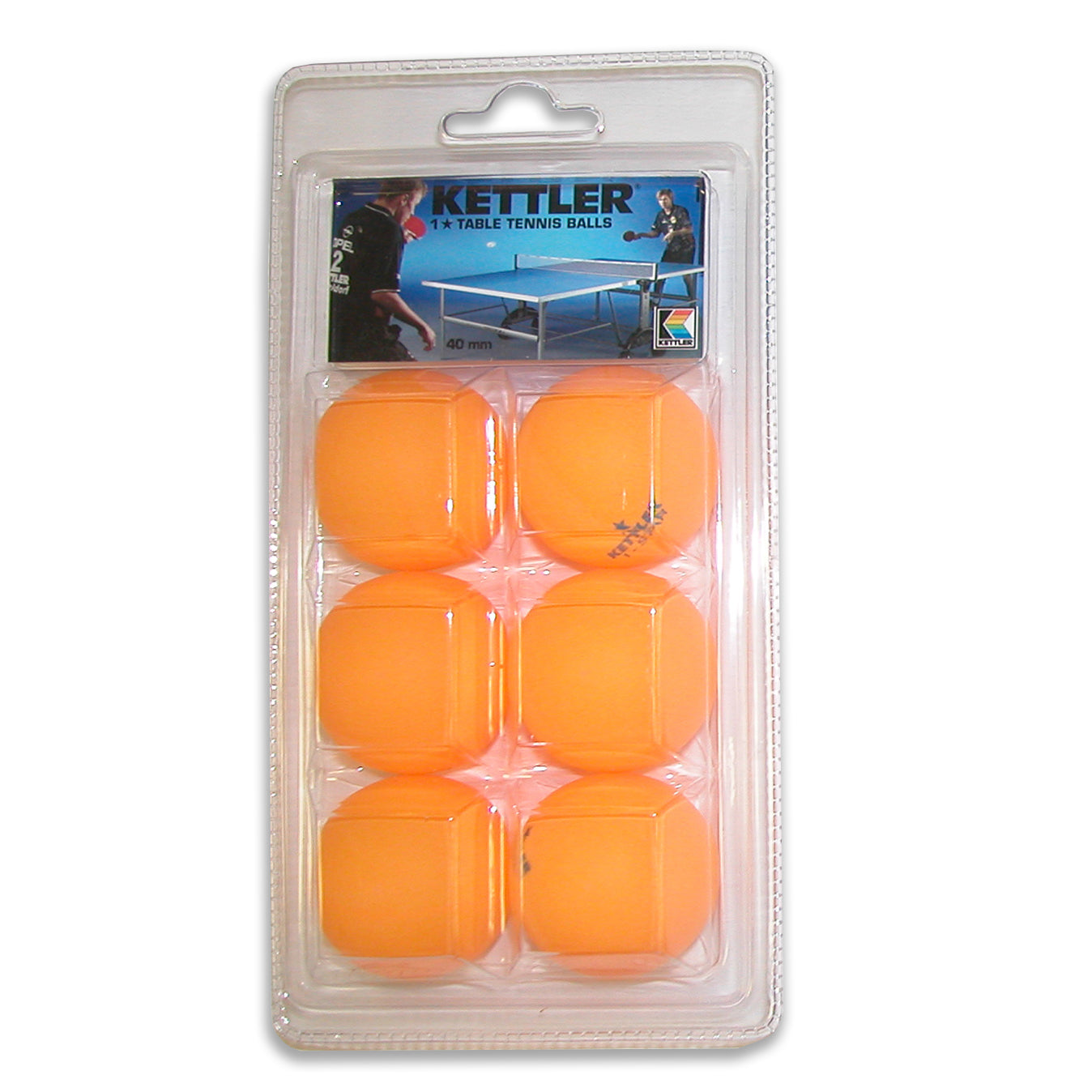 1-Star Table Tennis Balls, 6-Pack