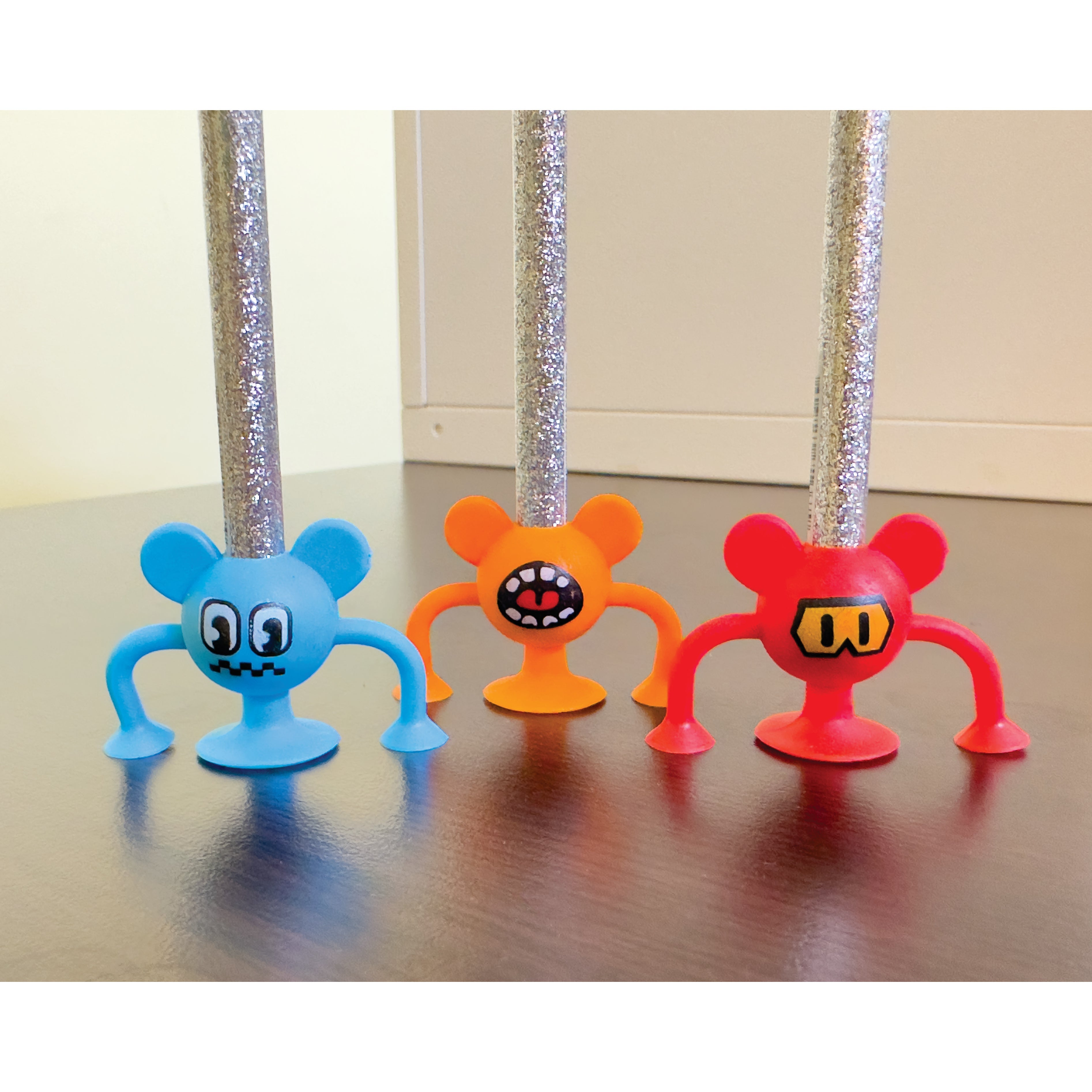 Suction Monster Pencil Stands - 24 Per Bag