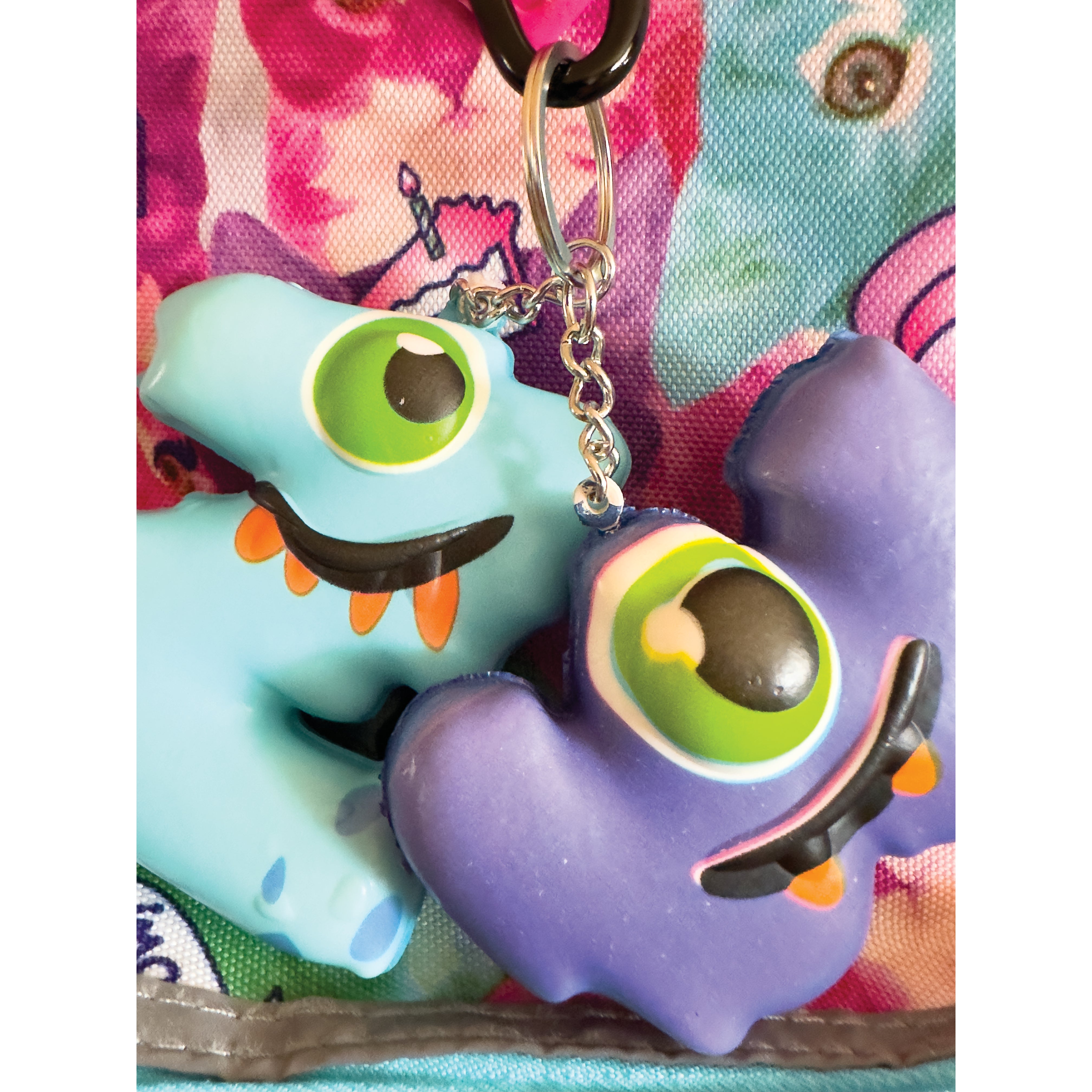 Squishy Alpha Monster Keychain - 26 Per Bag