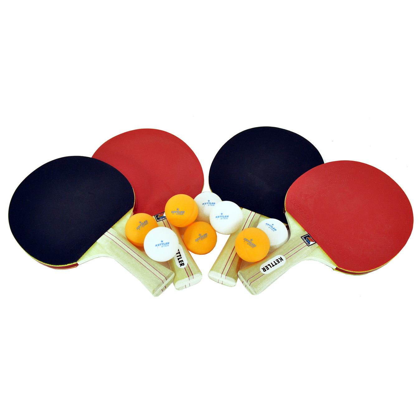 4-Player Advantage Table Tennis Accessory Set