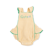 'g' Is For Golf - Ric Rac Ruffle Sunsuit