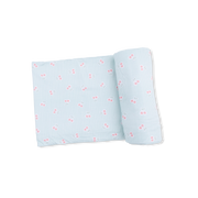 Tiny Cherry Stripe - Swaddle Blanket