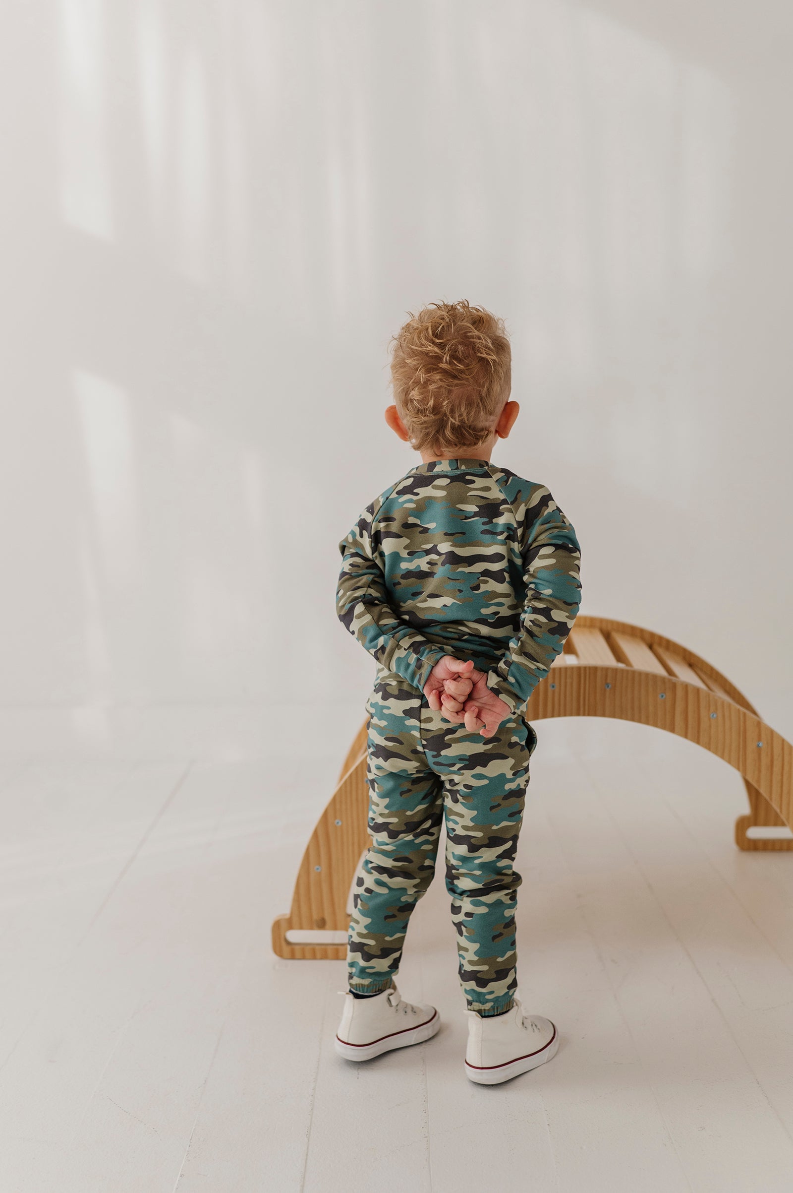 Boys Joggers In Camouflage