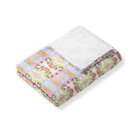 Brooks Avenue Pink Fleece Blanket By Laura Park