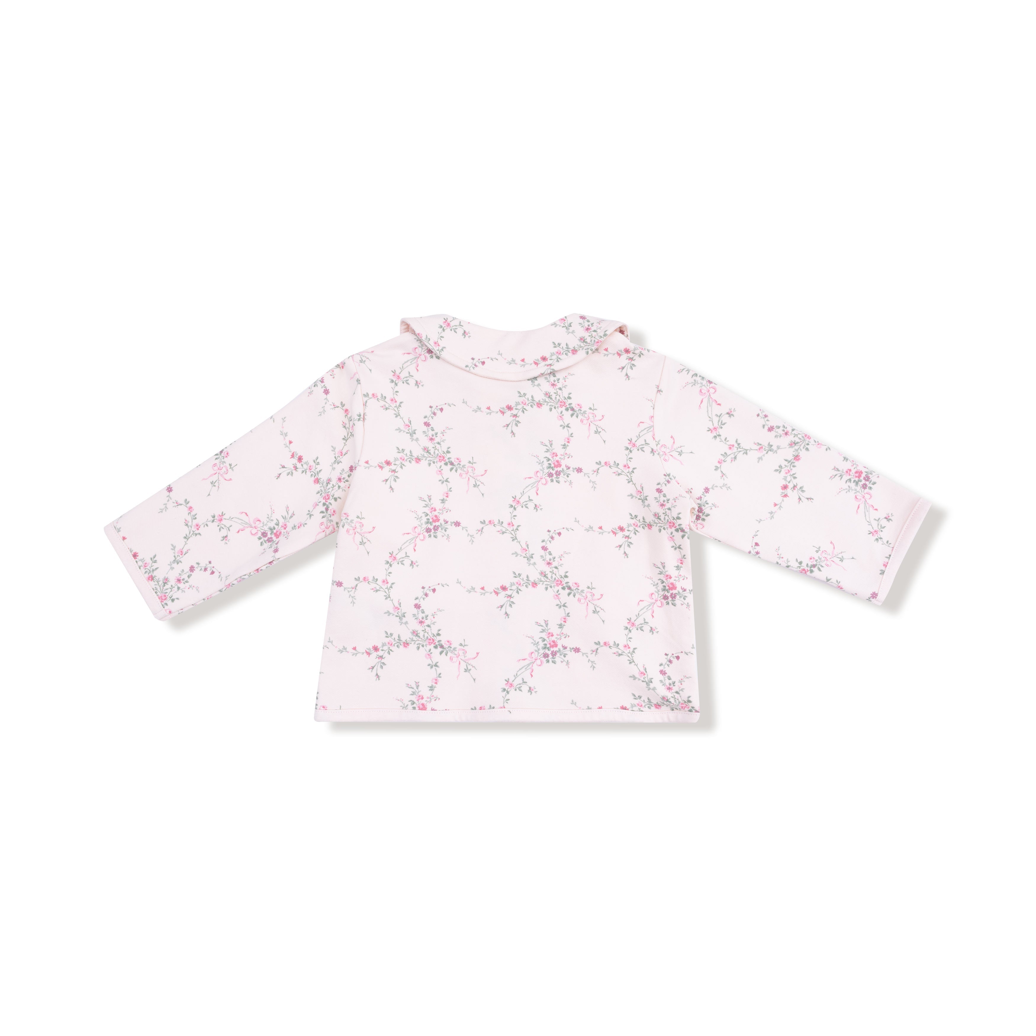 Tweed Style Jacket With Bow Pockets