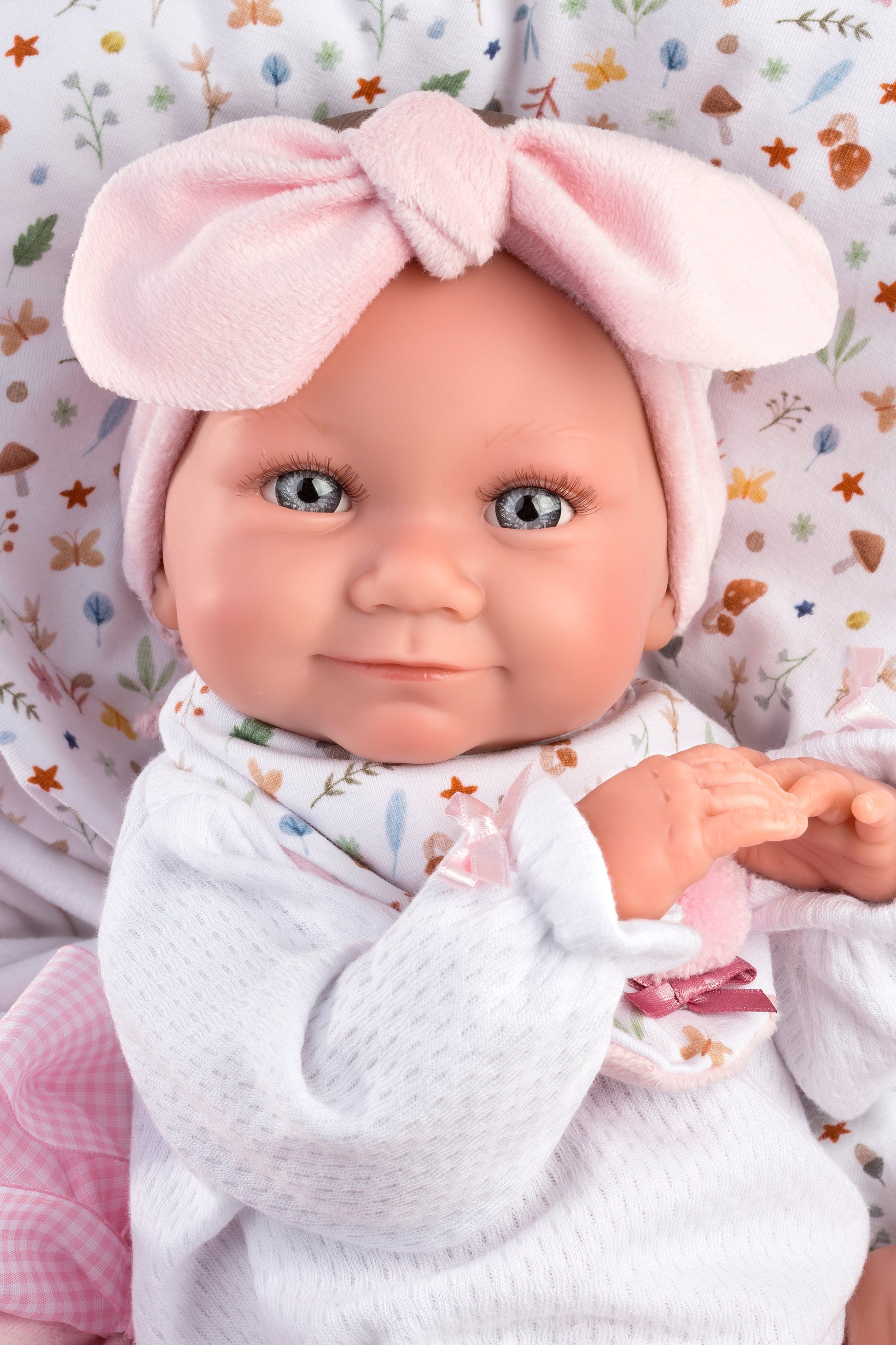 15.7" Anatomically-Correct Newborn Doll Consuelo with Sleeping Bag