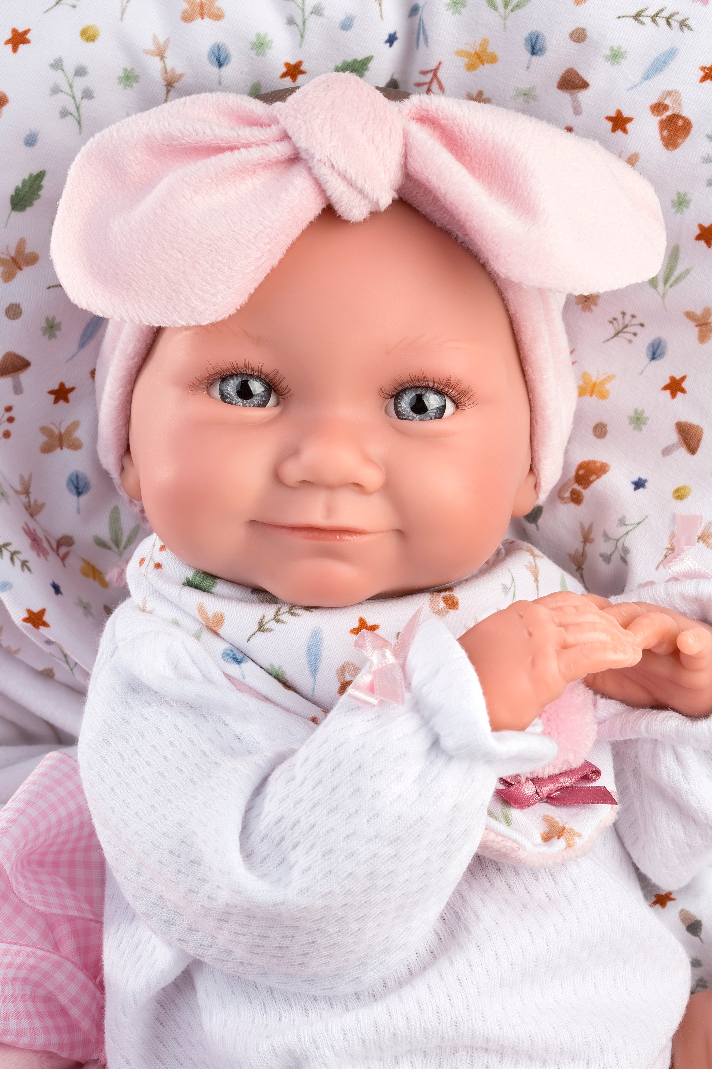 15.7" Anatomically-Correct Newborn Doll Consuelo with Sleeping Bag