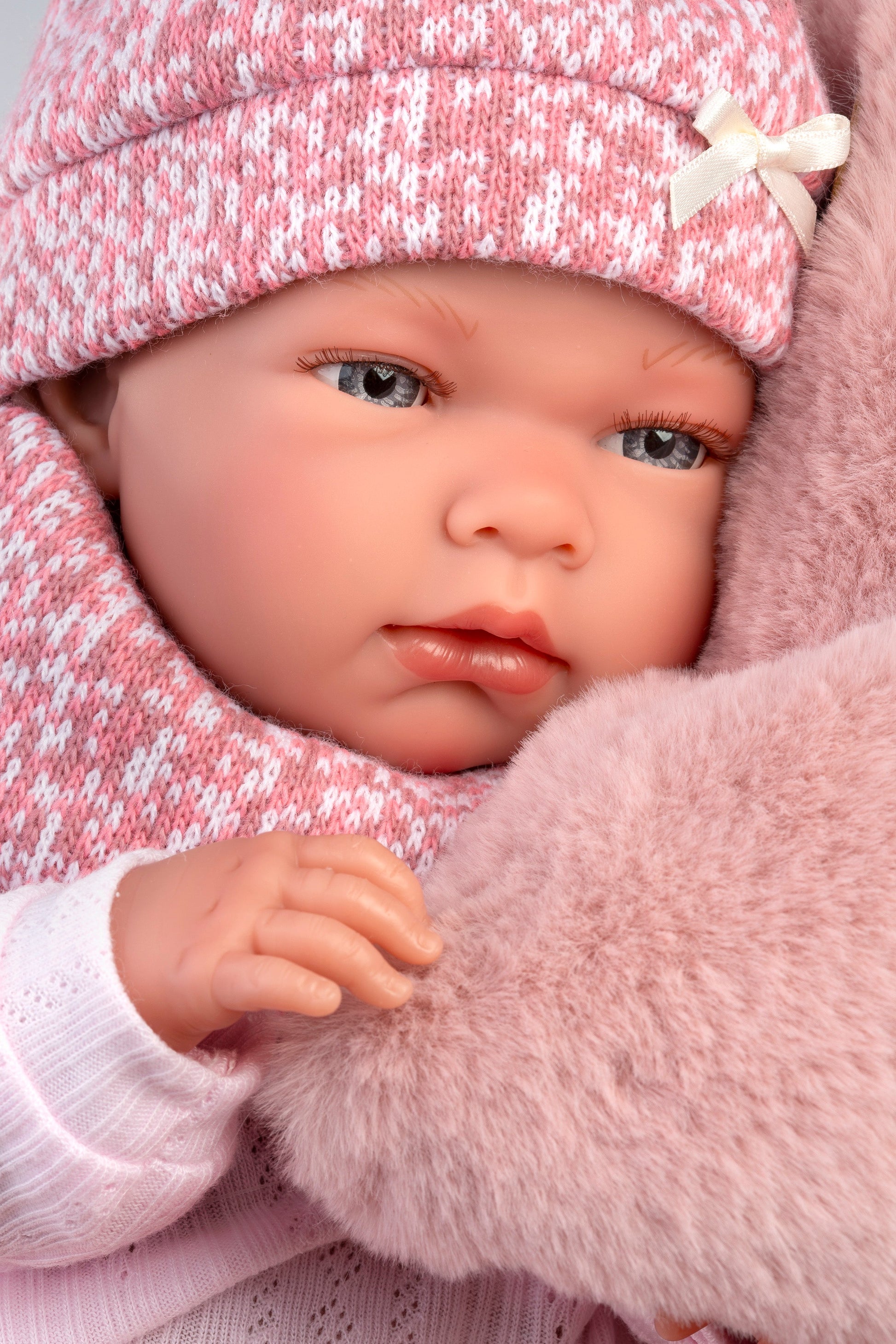 15.7" Anatomically-Correct Newborn Doll Madeline with Sleeping Bag