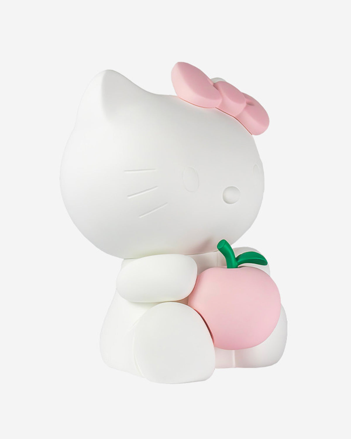 Hello Kitty Apple Matt White With Pastel Pink Apple 10in