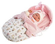 15.7" Anatomically-Correct Newborn Doll Katie with Sleeping Bag