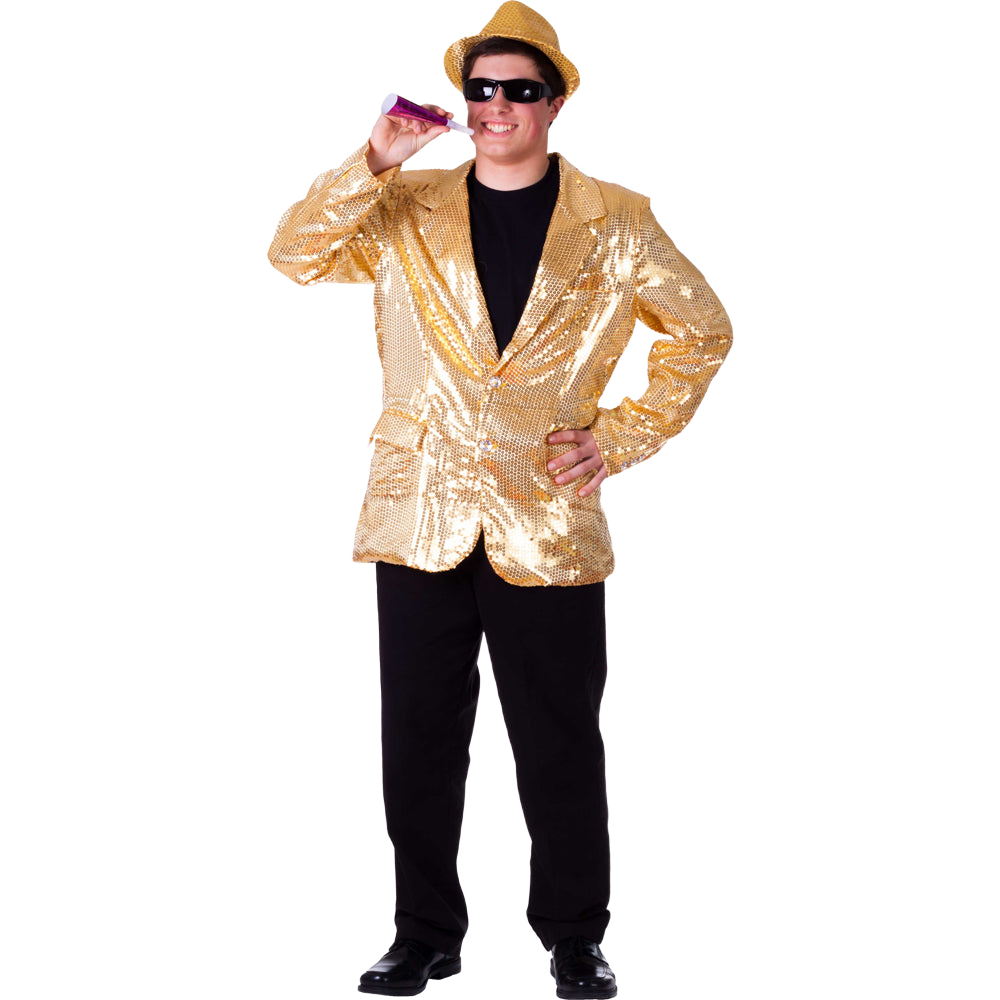 Gold Sequin Jacket - Adults