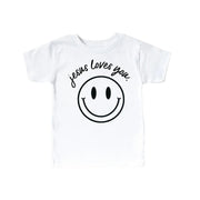 Jesus Loves You Smiley Baby Tee