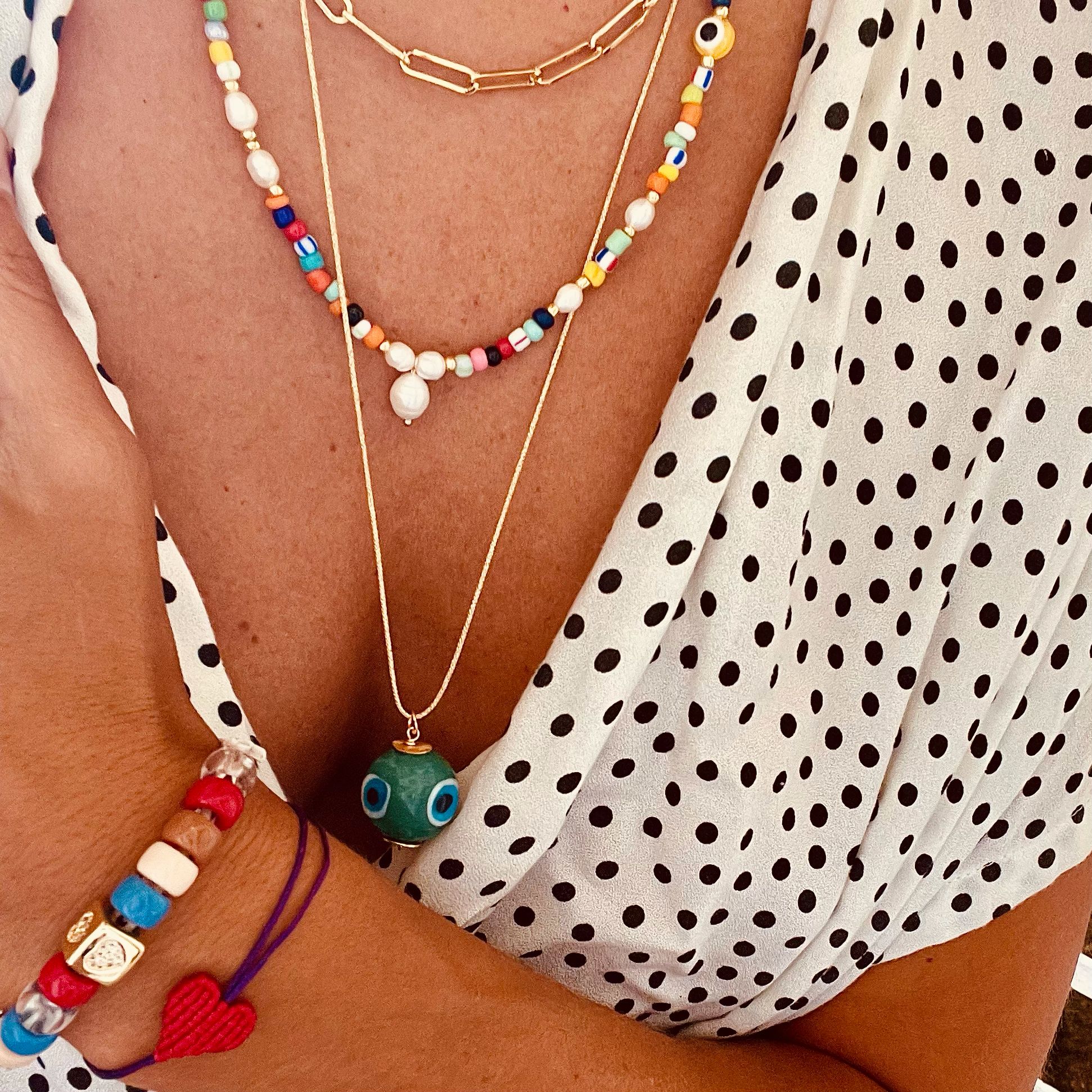 Charli Evil Eye Pendant Necklace