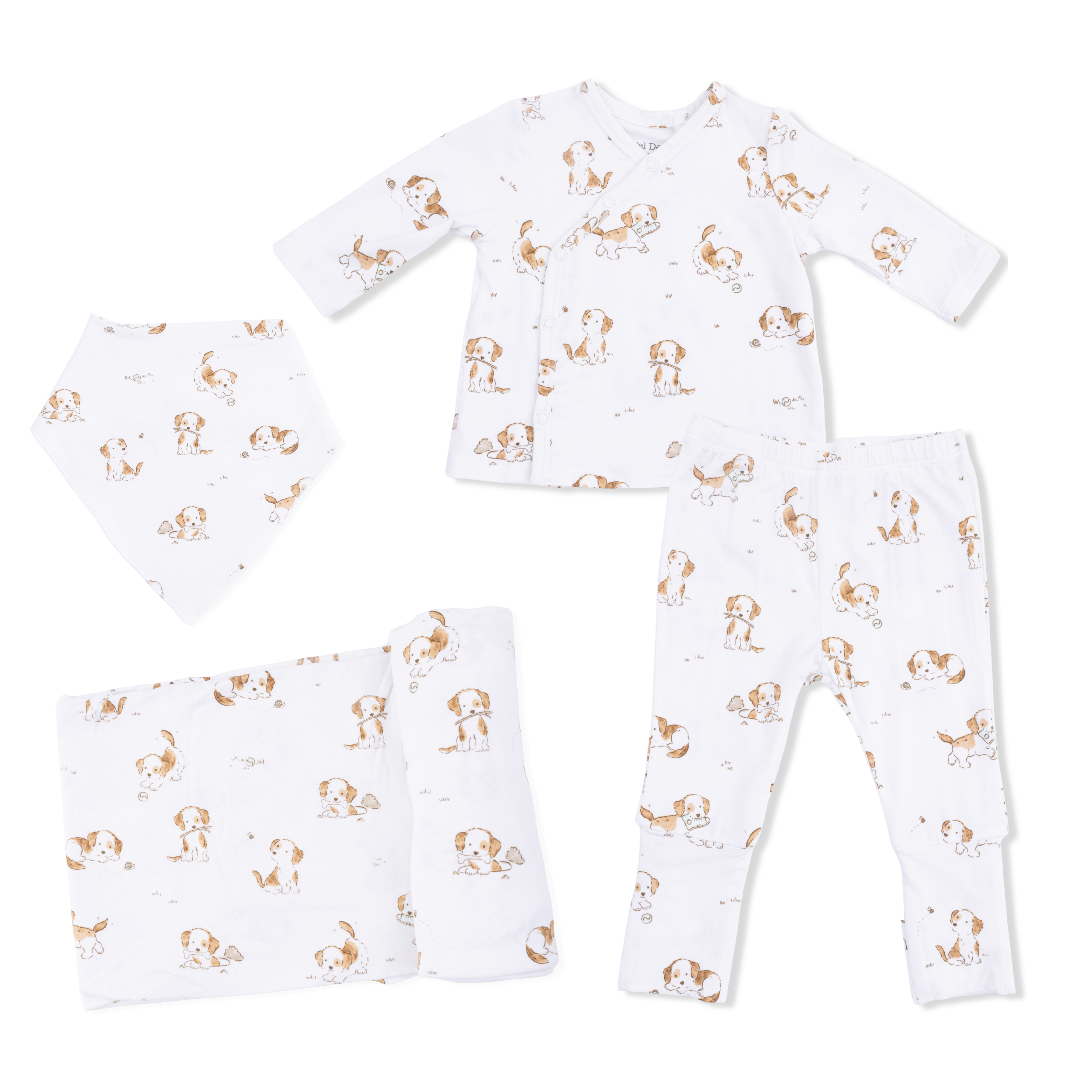 Explorer Puppy - Take Me Home Set With Bandana Bib & Swaddle
