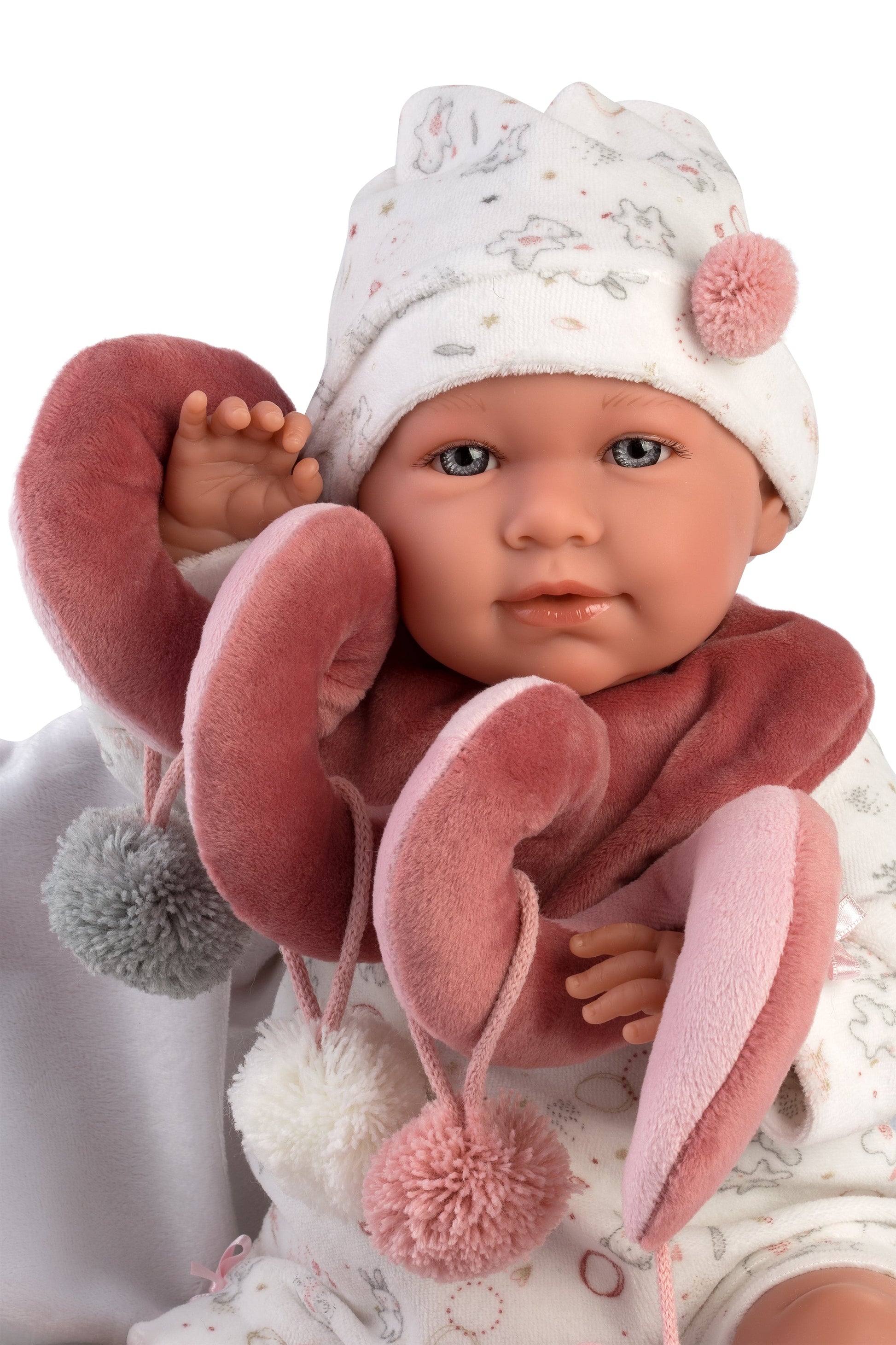 16.5" Articulated Newborn Alondra with Activity Cushion