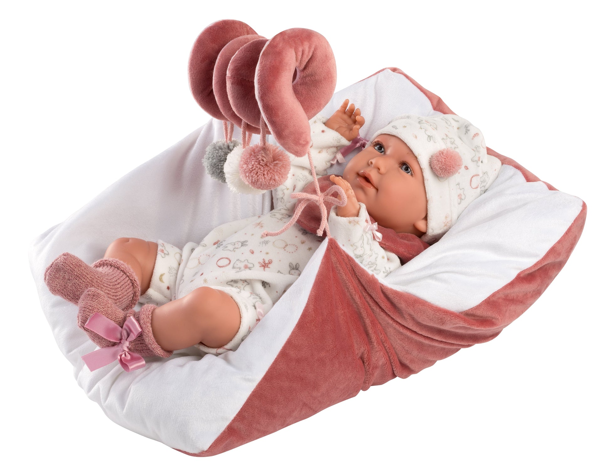 16.5" Articulated Newborn Alondra with Activity Cushion