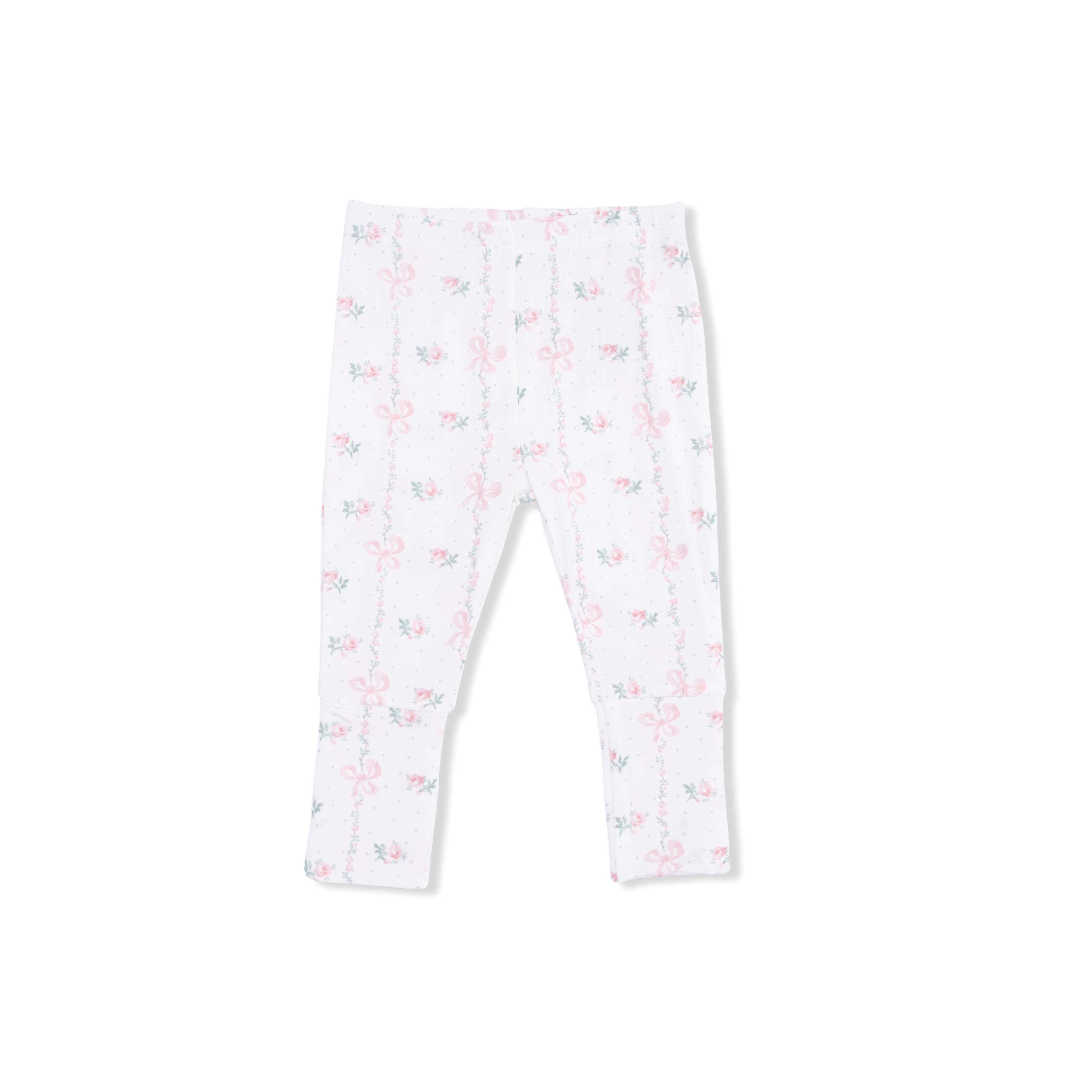 Dainty Buds And Bows - Take Me Home Set With Convertible Pant  & Swaddle Blanket Set