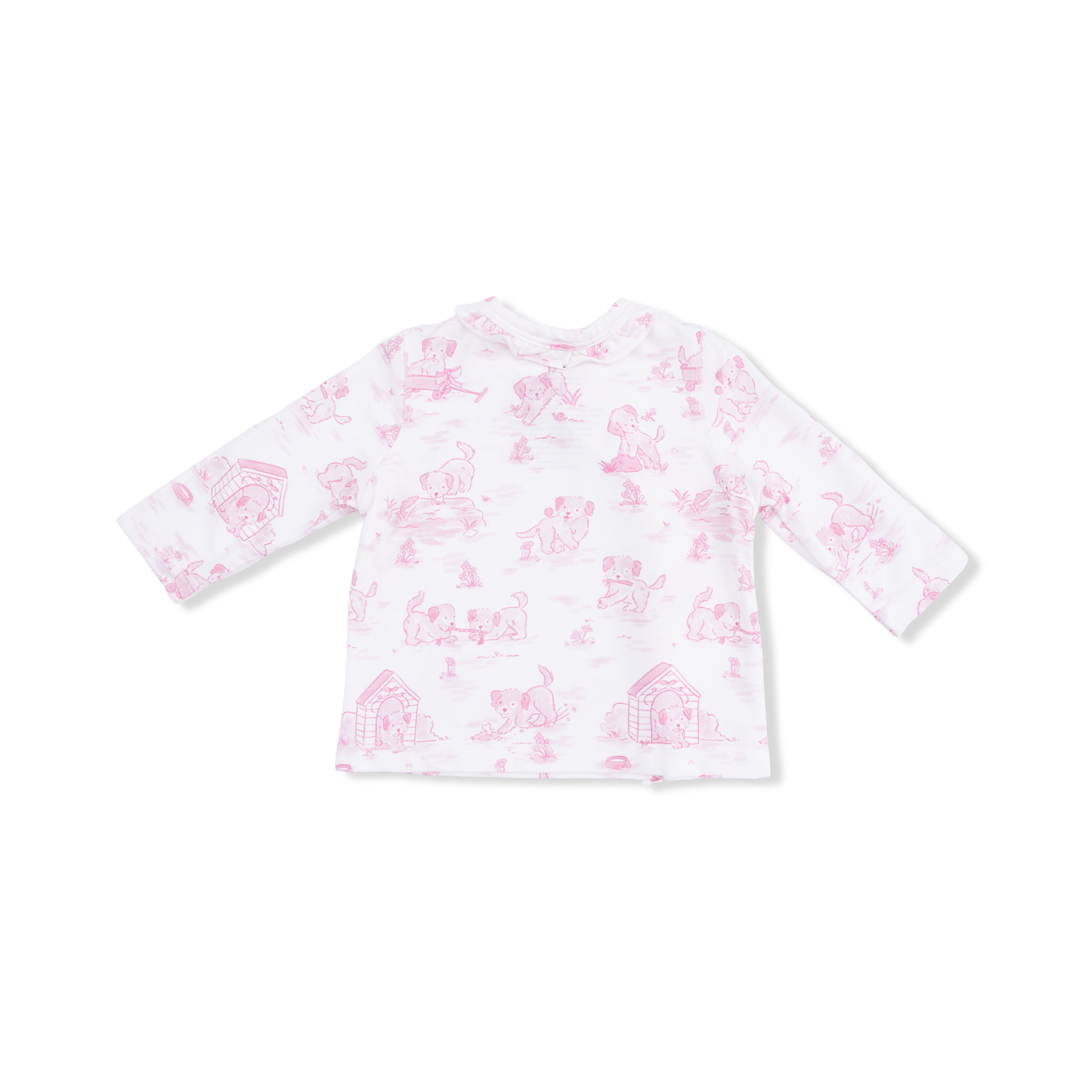 Puppy Toile Pink - Take Me Home Set With Convertible Pant