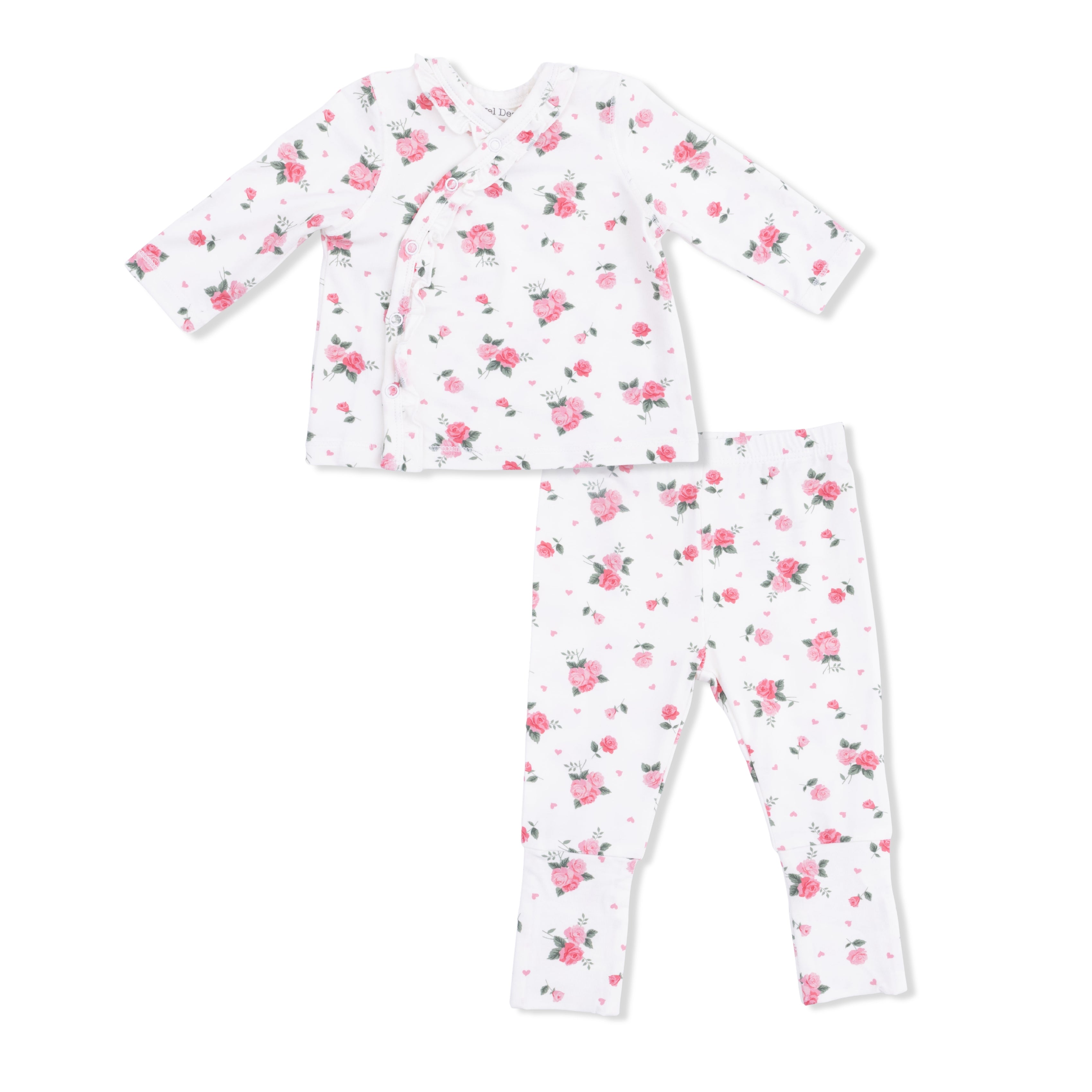 Pink Rosettes - Take Me Home Set With Convertible Pant