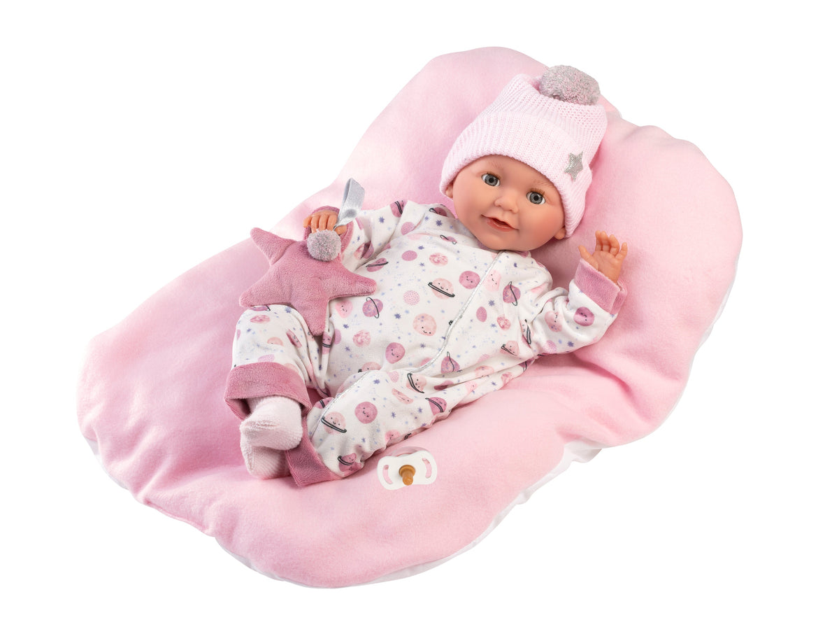 16.5" Soft Body Newborn Doll Dakota with Cushion